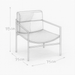 Measurement diagram of a chair with dimensions labeled.