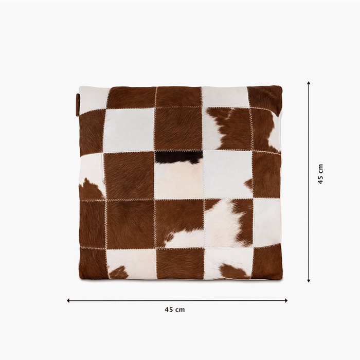 Rustic Patchwork Cushion