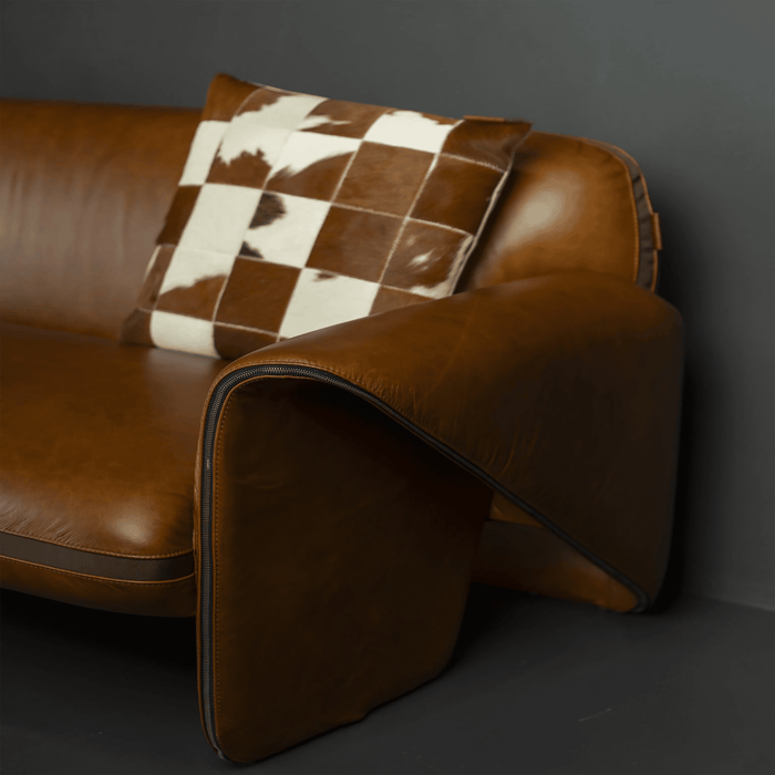 Rustic Patchwork Cushion