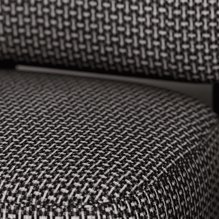 Close-up of textured fabric with a geometric pattern
