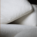 Close-up of textured white pillows