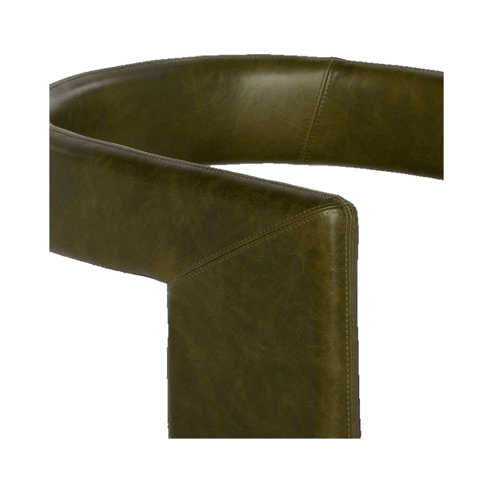 Brown leather belt on a transparent background