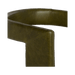 Brown leather belt on a transparent background