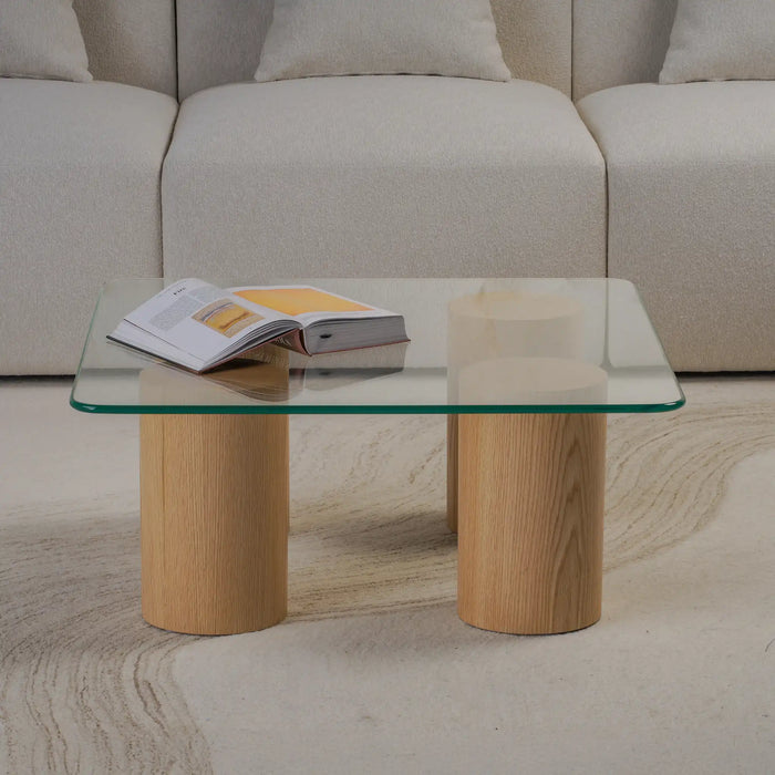Square Coffee Table - Wood