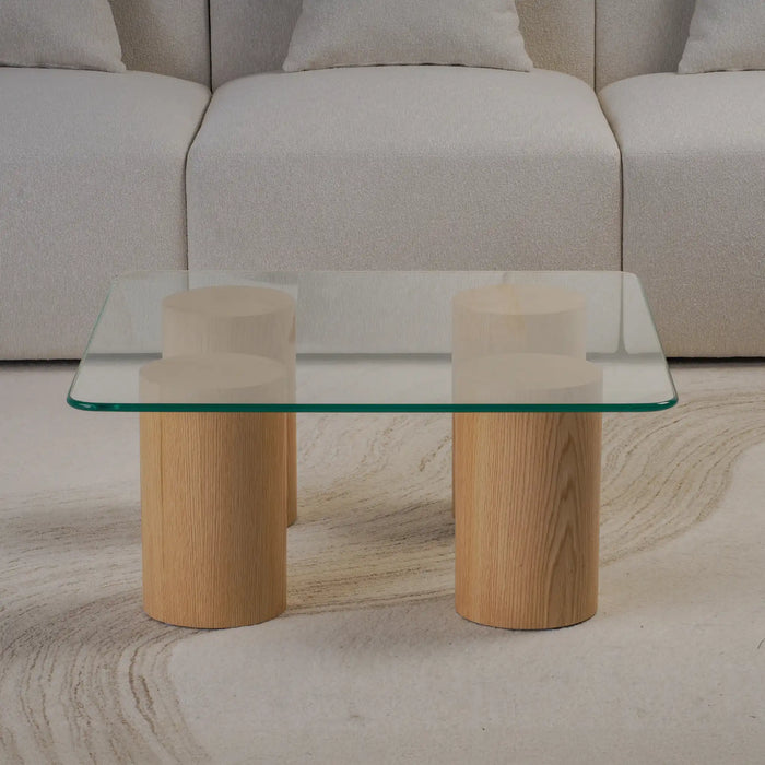 Square Coffee Table - Wood