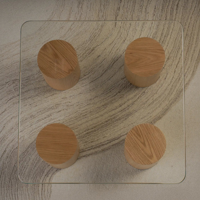 Square Coffee Table - Wood