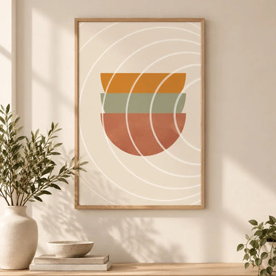 Earth & Flow — Art print-3 - Black / 60 x 90 cm