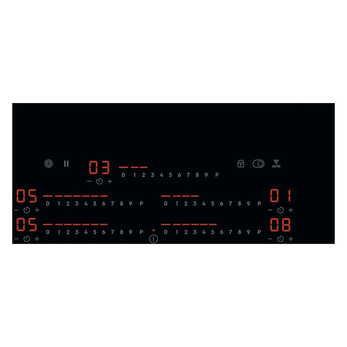 Electrolux 90cm Built-in Ceramic Hob ERR9577CK | 5 Cooking Zones | Flexible Cooking Zone | Hob2Hood | Easy Clean Glass Surface | Black | ERR9577CK