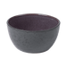 Dark gray ceramic bowl on a transparent background