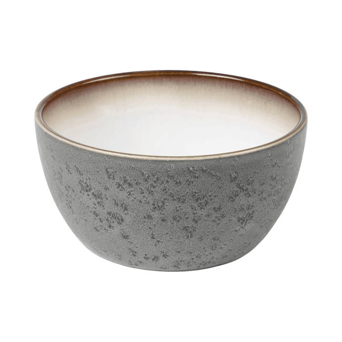 Bowl Grey/Cream 14x14x7.5cm