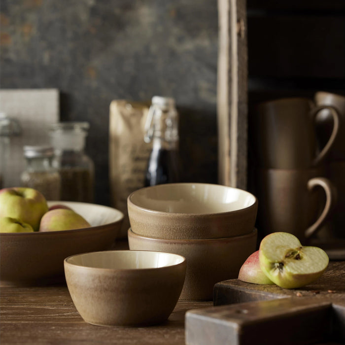 Bowl Wood Wood/Sand Stoneware