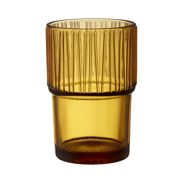 Cafe Glass Kusintha 4 Pcs Amber