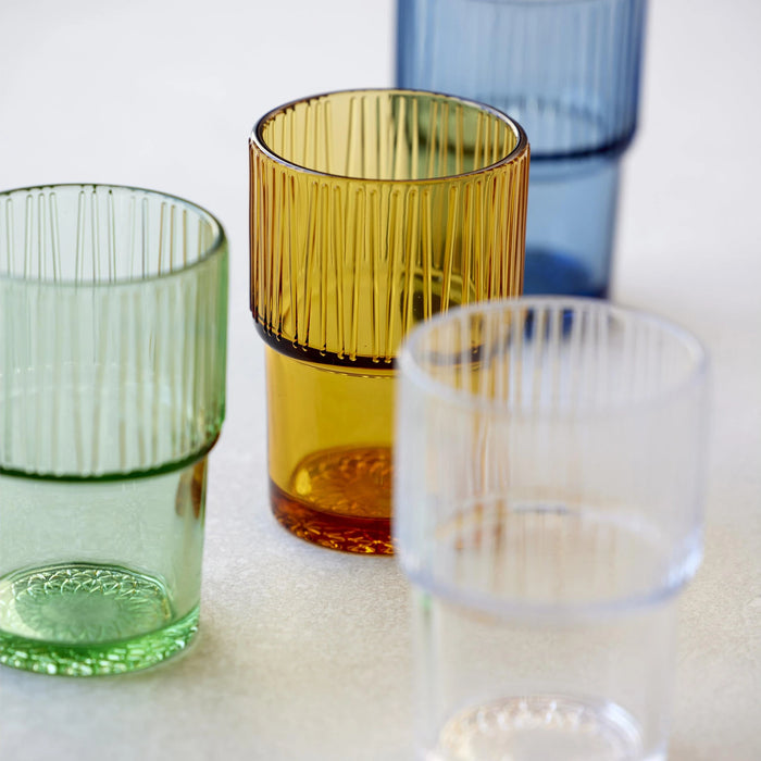 Cafe Glass Kusintha 4 Pcs Clear