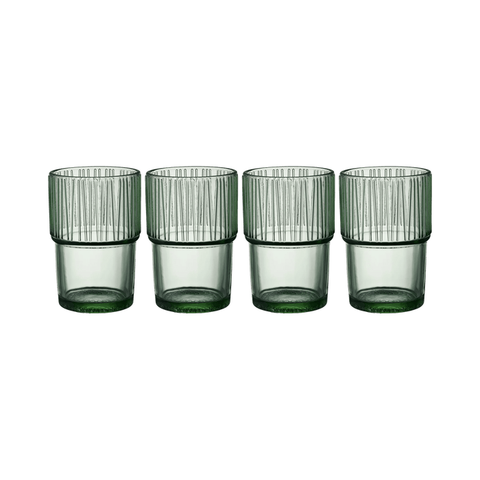 Cafe Glass Kusintha 4 Pcs Green