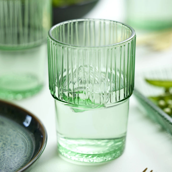 Cafe Glass Kusintha 4 Pcs Green
