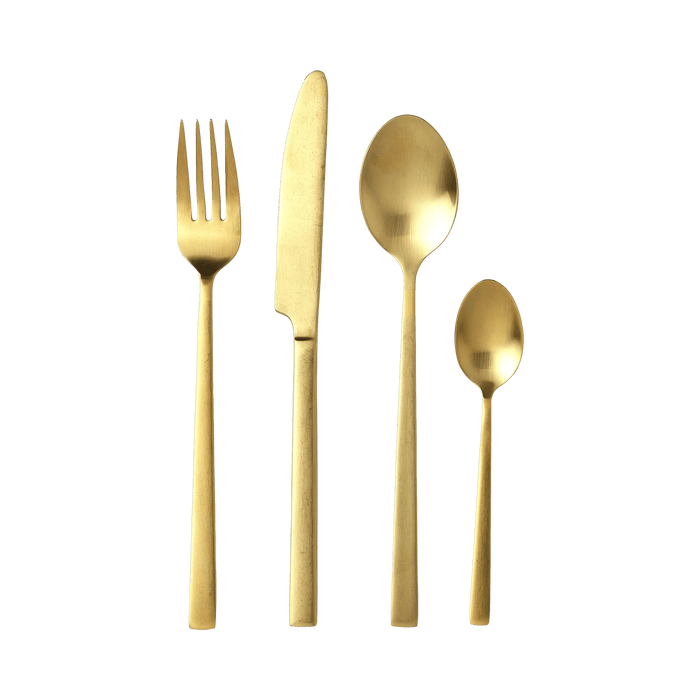 Cutlery Brass Matte Finish