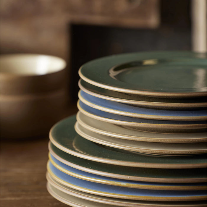 Dinner Plate Wood Wood/Forest Stoneware
