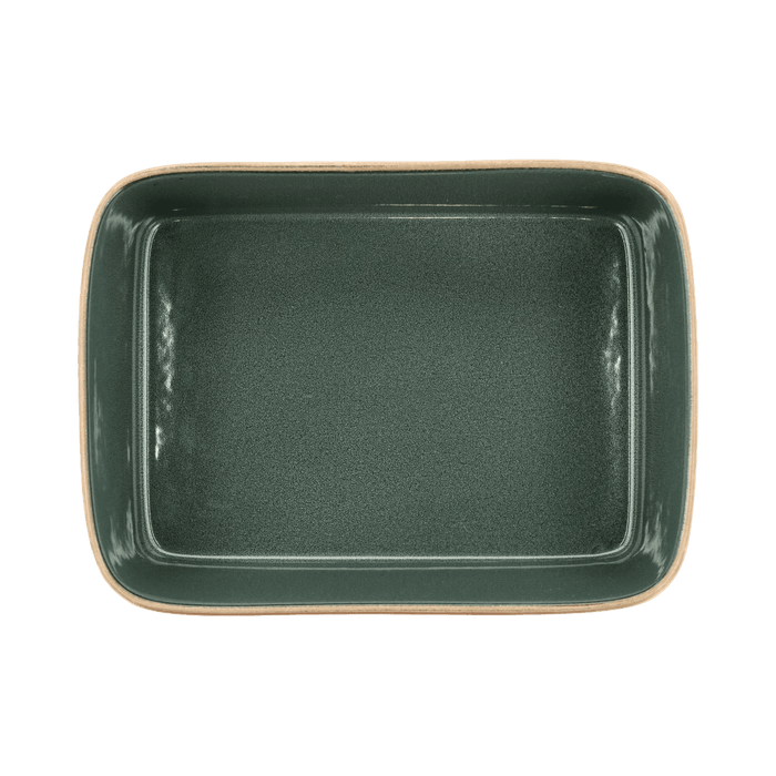 Dish Rectangular Wood/Forest Stoneware