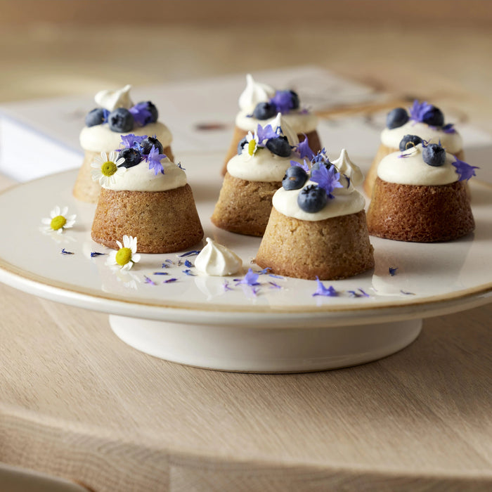Footed Cake Stand Cream