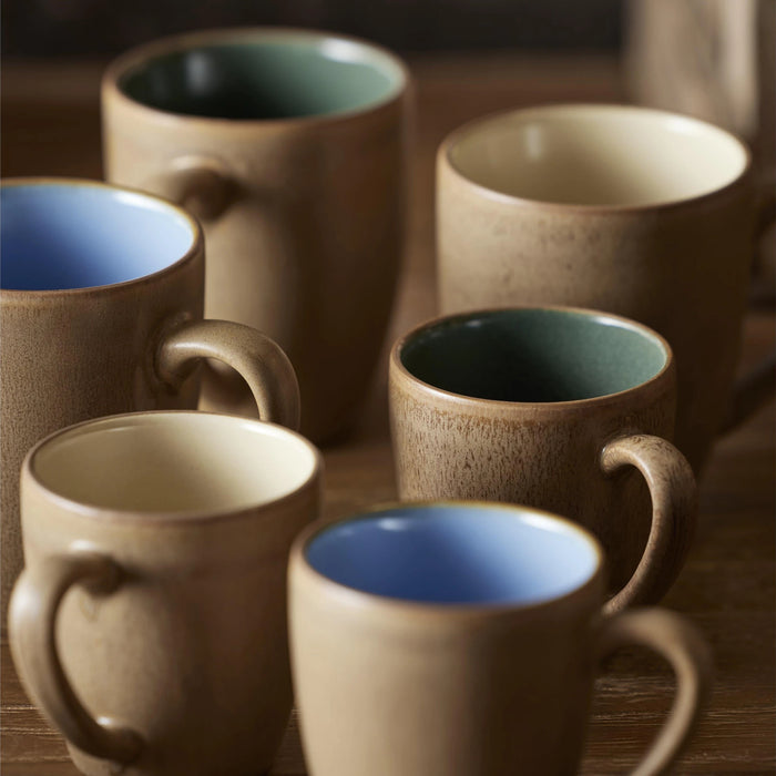 Mug Wood Wood/Sand Stoneware