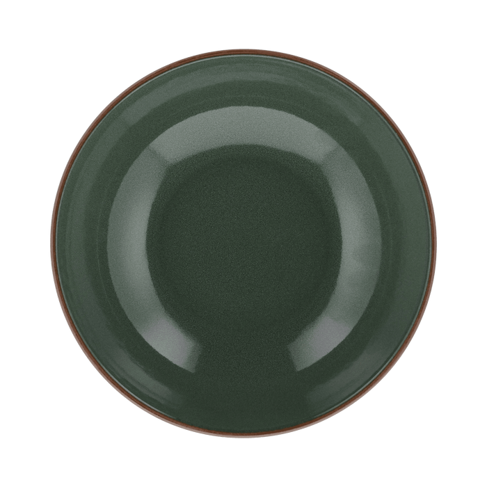 Pasta Bowl Wood Wood/Forest Stoneware