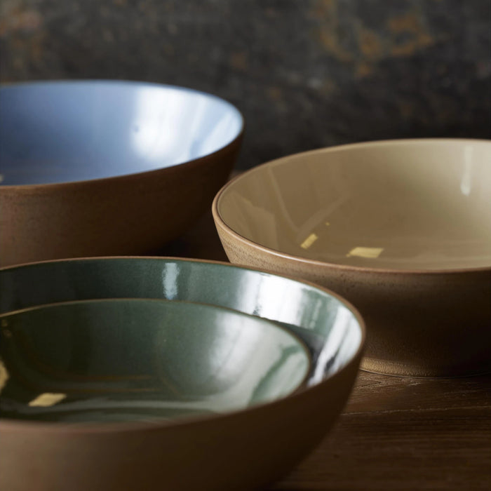 Pasta Bowl Wood Wood/Forest Stoneware