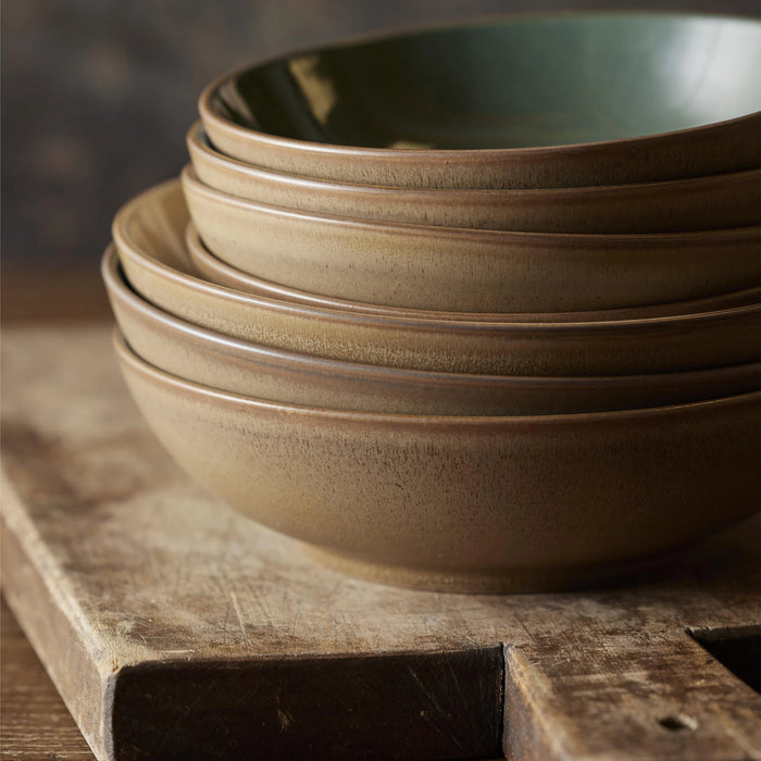 Pasta Bowl Wood Wood/Forest Stoneware