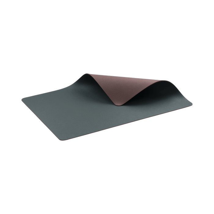 Placemat 4 Pcs Pine Green/Dark Brown