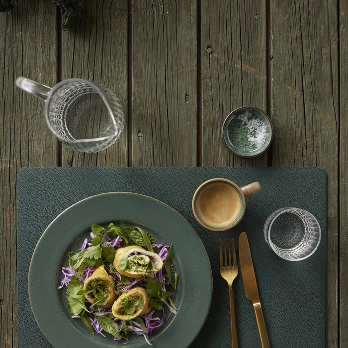 Placemat 4 Pcs Pine Green/Dark Brown