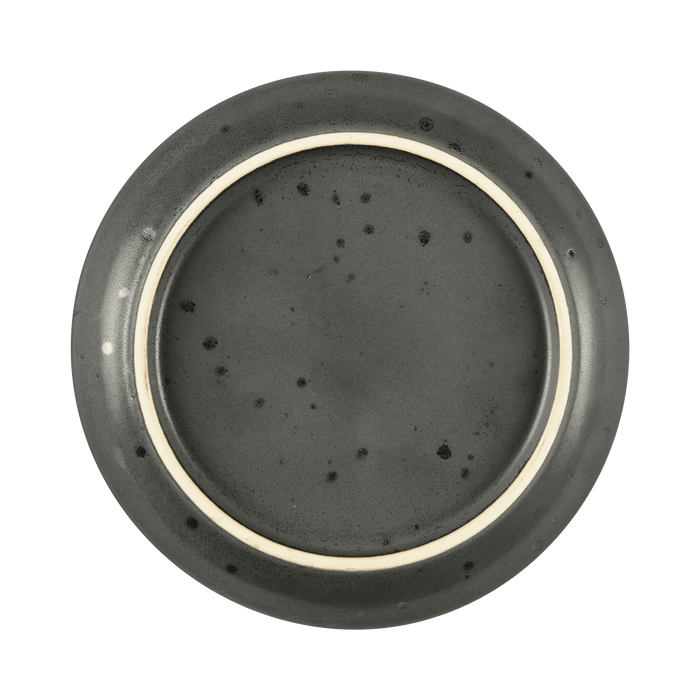Plate Gastro Black/Amber 17x17x2.5cm