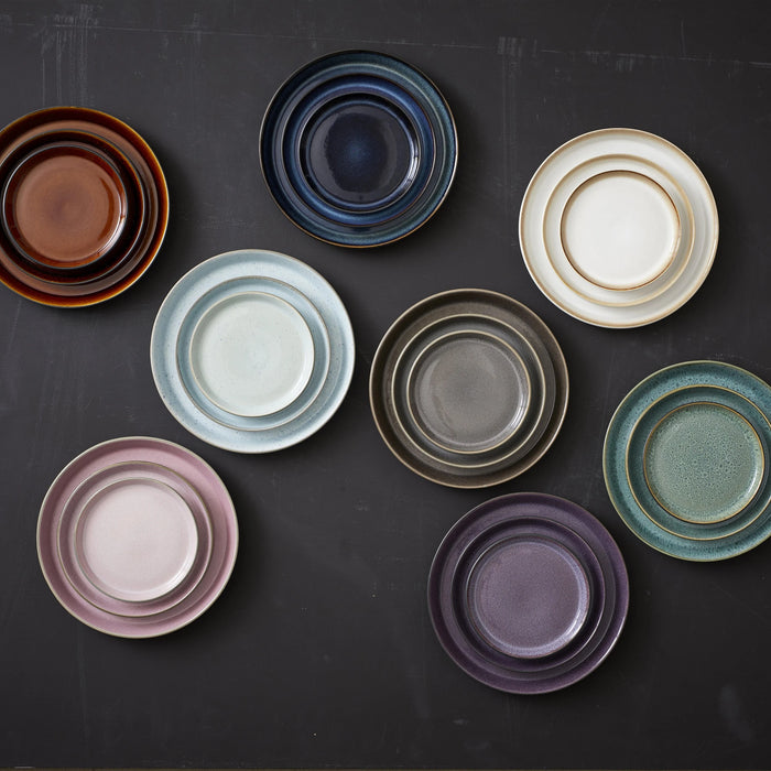 Plate Gastro Black/Amber 17x17x2.5cm