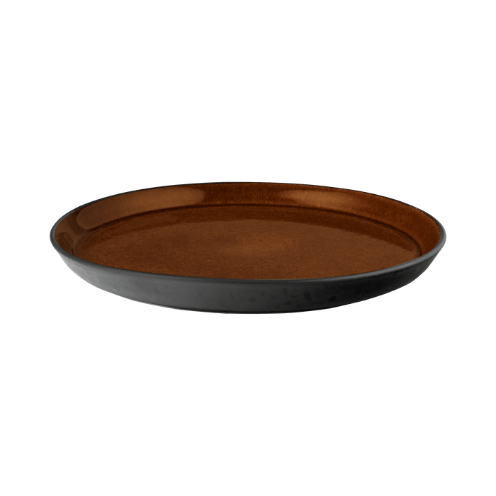 Plate Gastro Black/Amber 27x27x1.8cm