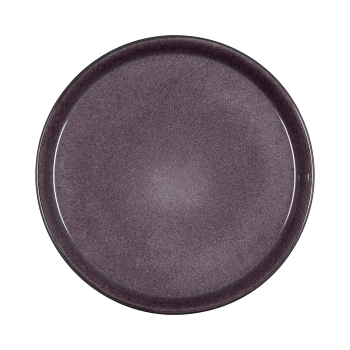 Plate Gastro Black/Lilac 27x27x1.8cm
