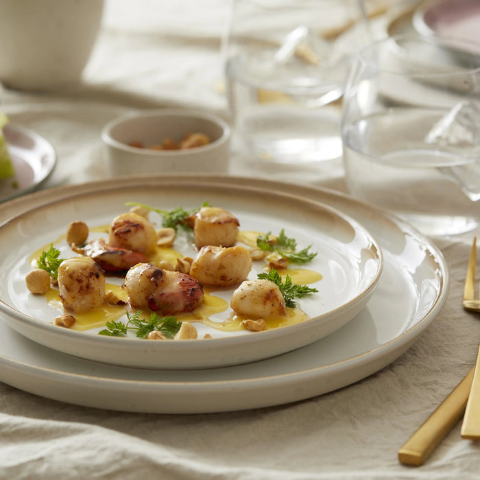 Plate Gastro Cream/Cream 21x21x2.5cm