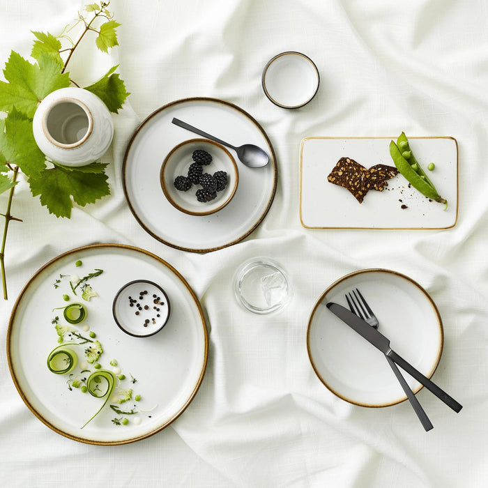 Plate Gastro Grey/Cream 21.5x21.5x2.5cm