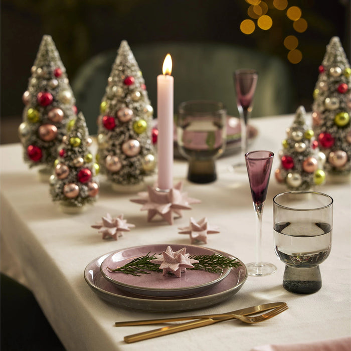 Plate Gastro Grey/Light Pink 21x21x2.5cm