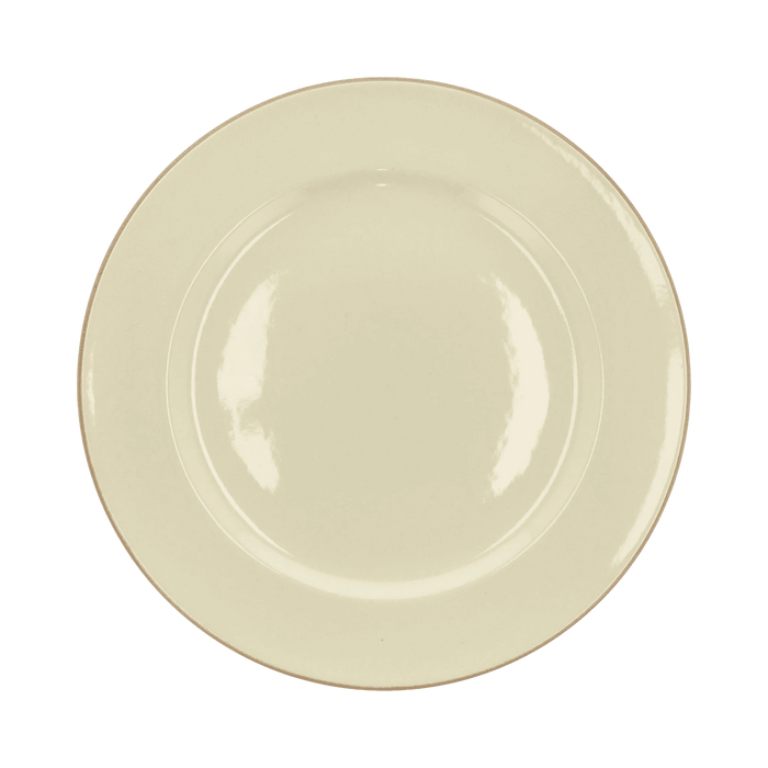 Plate Wood Wood/Sand Stoneware