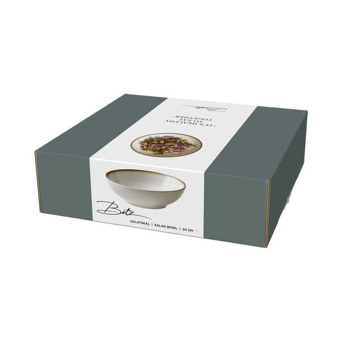 Salad Bowl Cream/Cream 24x24x7cm