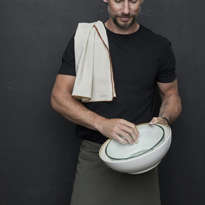 Salad Bowl Cream/Cream 30x30x10.5cm