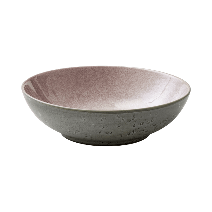 Ceramic bowl with a speckled finish on a transparent background
