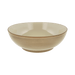 Beige ceramic bowl on a white background