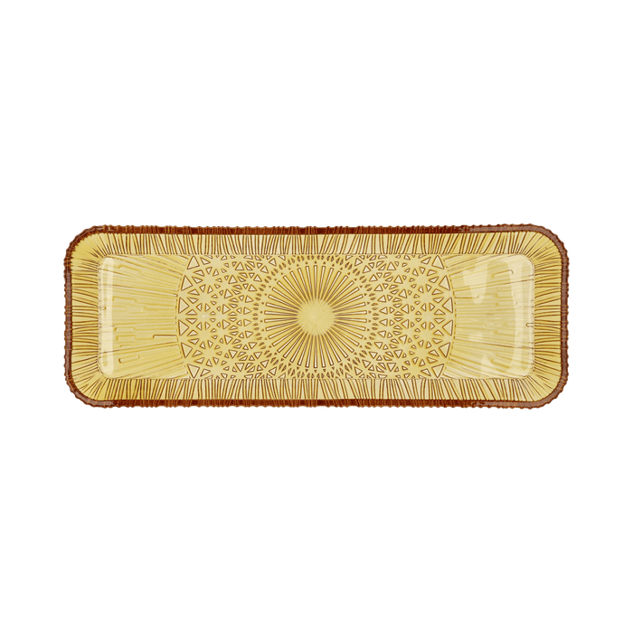 Serving Dish Rectangular Kusintha Amber