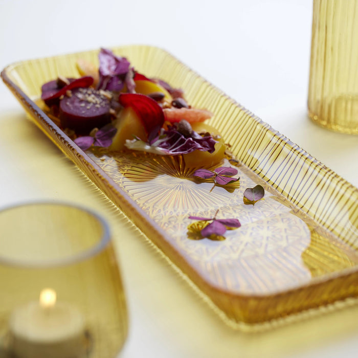 Serving Dish Rectangular Kusintha Amber