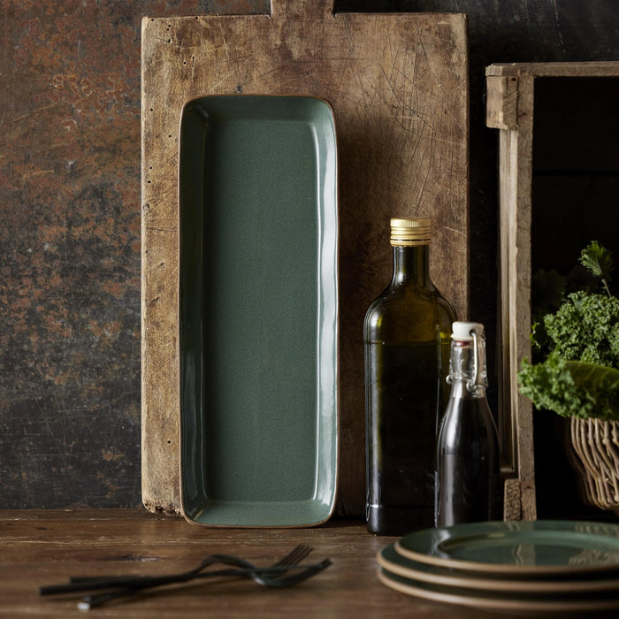 Serving Dish Rectangular Wood Wood/Forest
