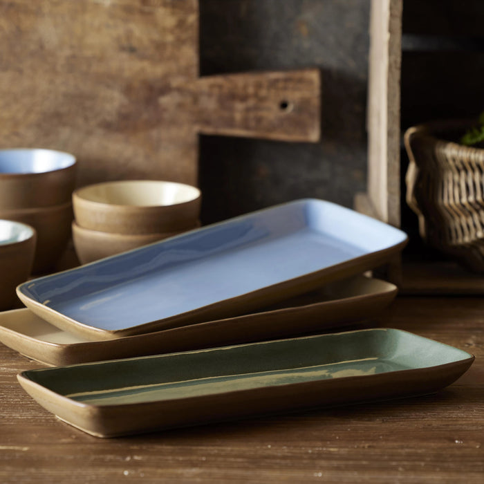 Serving Dish Rectangular Wood Wood/Forest
