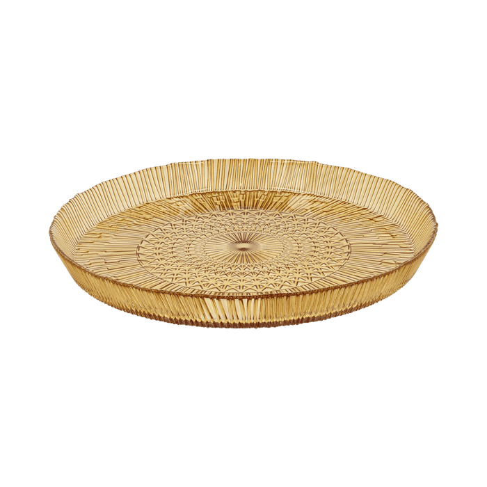 Serving Dish Round Kusintha Amber