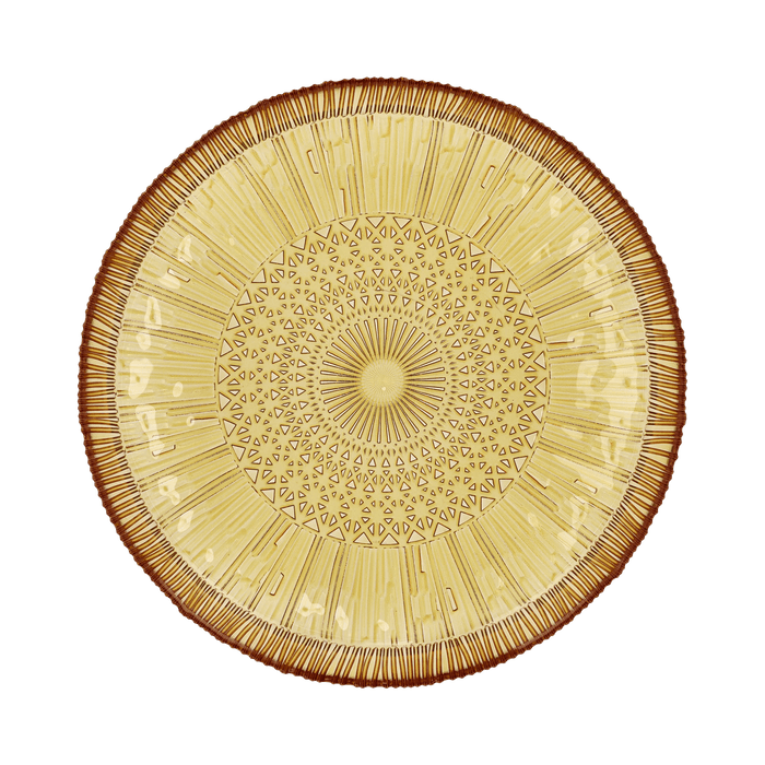 Serving Dish Round Kusintha Amber