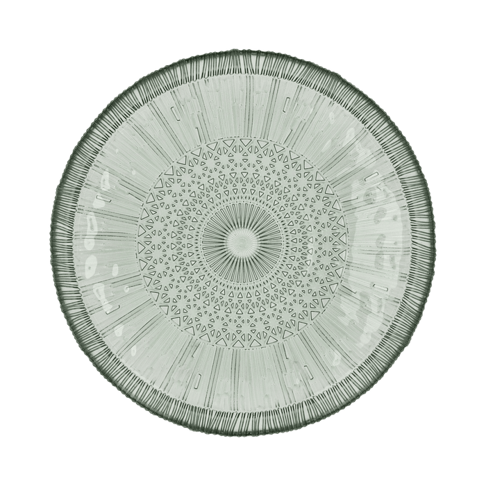 Serving Dish Round Kusintha Green