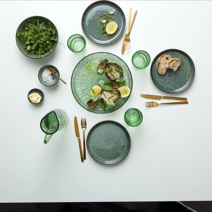 Serving Dish Round Kusintha Green