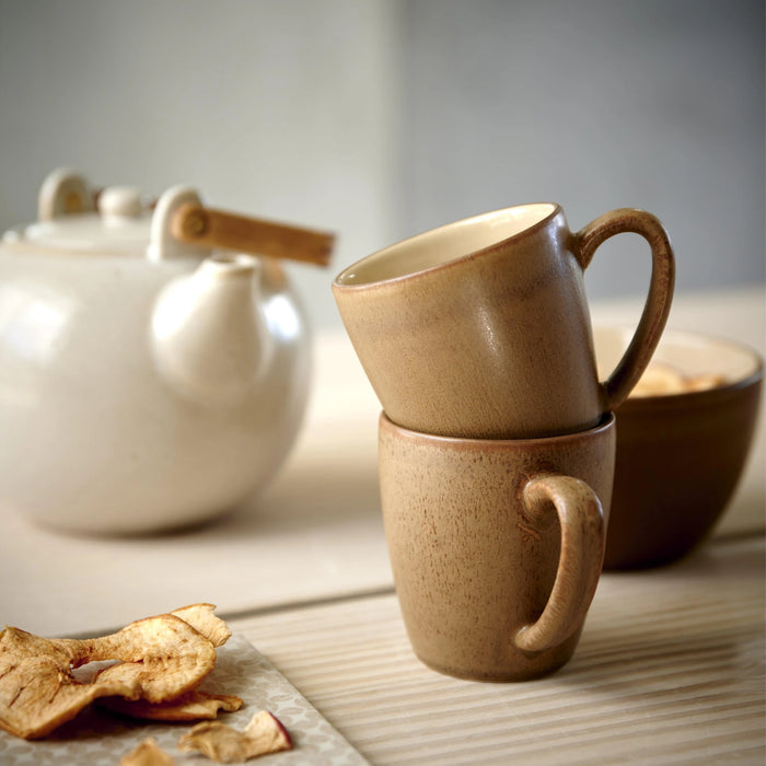 Tea Pot W Tea Strainer Cream
